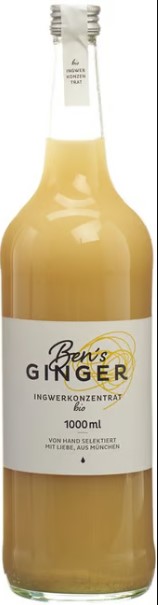 BEN'S GINGER Zenzero-Agrumi-Lim Conc oZ Biologico Fl 1000ml