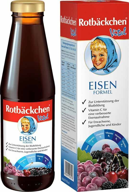 Rabenhorst Rotbäckchen Vital Iron Formula 450ml