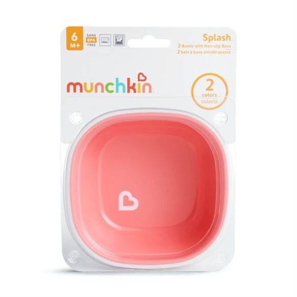 MUNCHKIN Ciotole Splash 2 pezzi