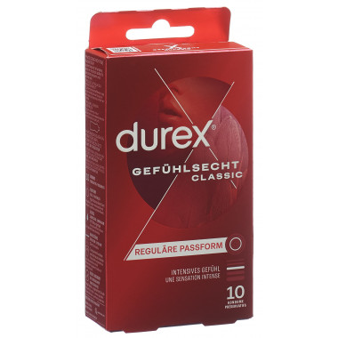Preservativo Durex Sensitive Classic 10 pezzi