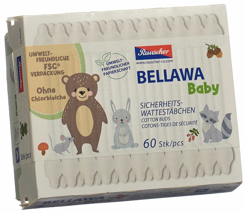 BELLAWA cotton fioc di sicurezza confezione da 60 pezzi