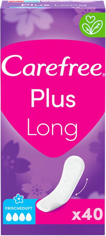 Carefree Plus Profumo fresco lungo 40 pezzi