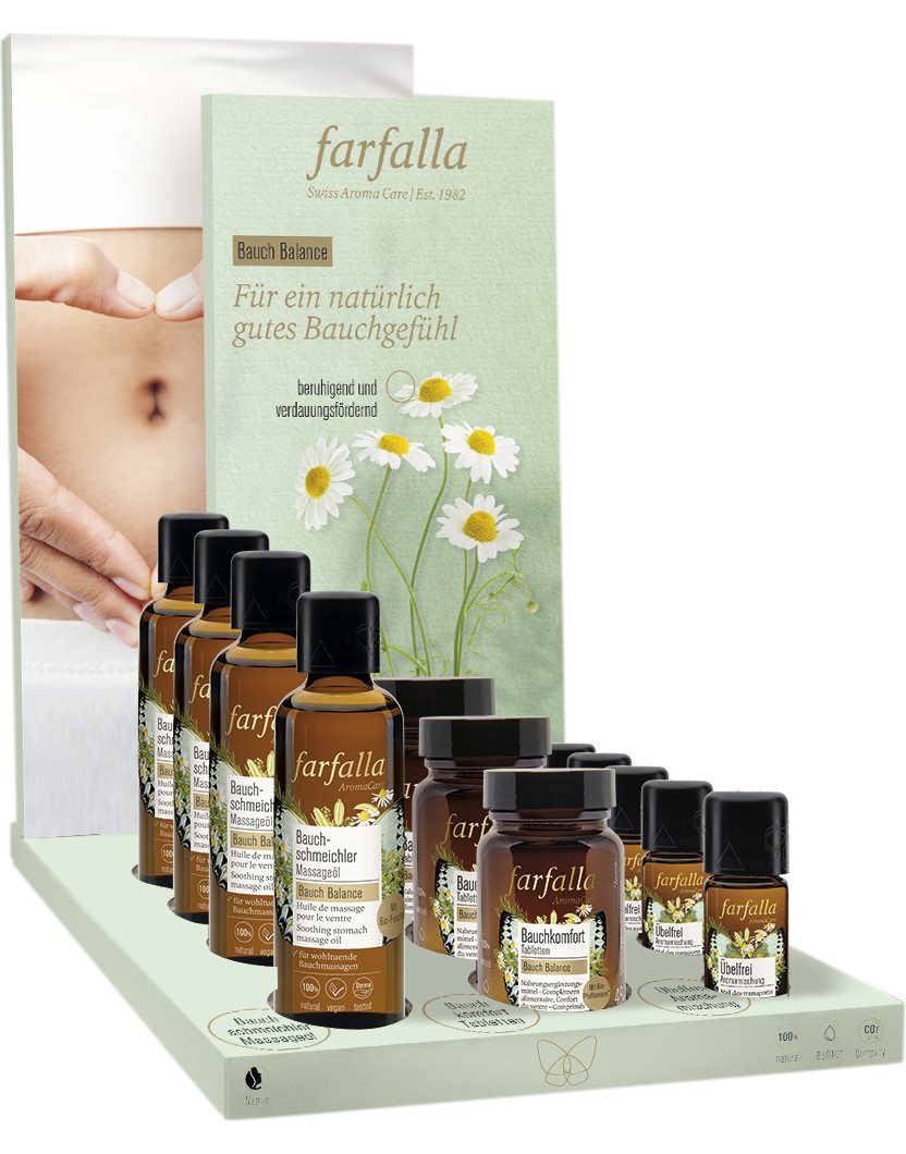FARFALLA Visualizza l'equilibrio della pancia