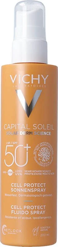 VICHY Capital Soleil Spray fluido protezione cellulare SPF50+ 200ml