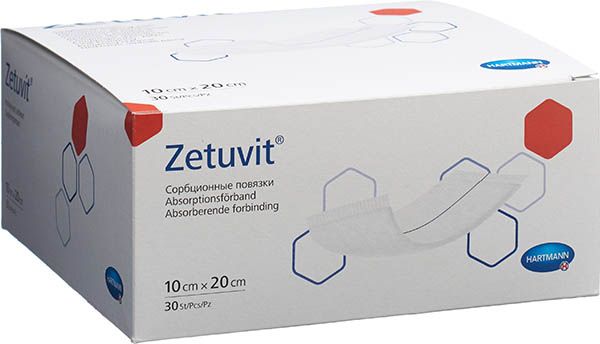 Zetuvit benda assorbente 10x20cm 30 pezzi