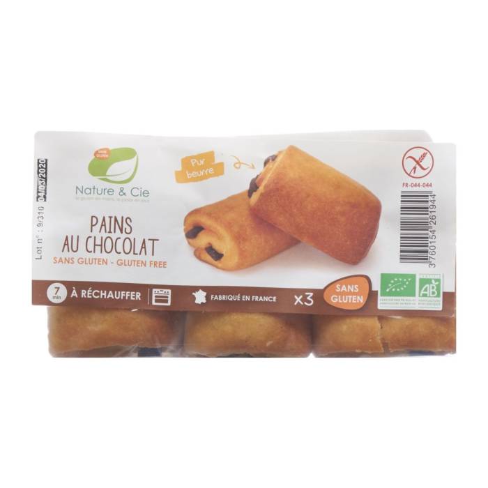 Tasca di pasta sfoglia Nature & Cie con cioccolato senza glutine 180g