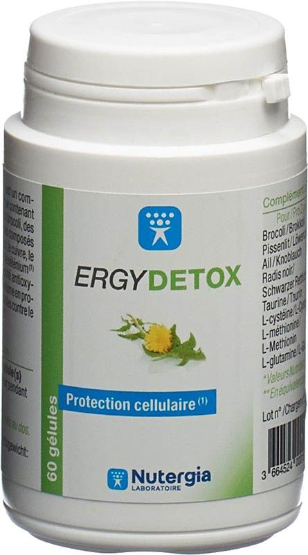 Nutergia Ergydetox Gélules 60 pezzi