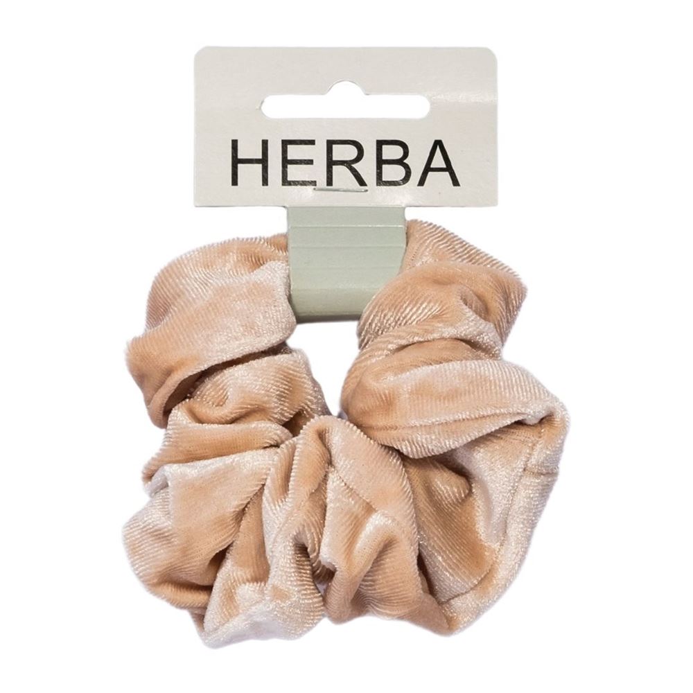 HERBA Scunci 11cm velluto beige