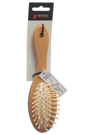 Spazzola Herba con spilli in legno piccoli in legno di faggio certificato FSC