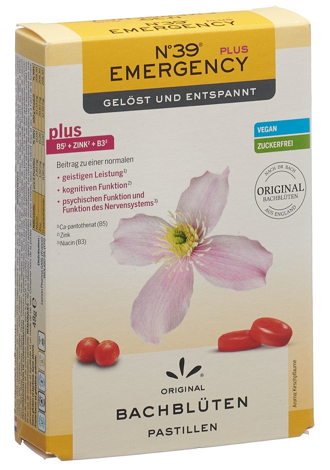 LEMON PHARMA Dr Bach Pastiglie d'emergenza 48g