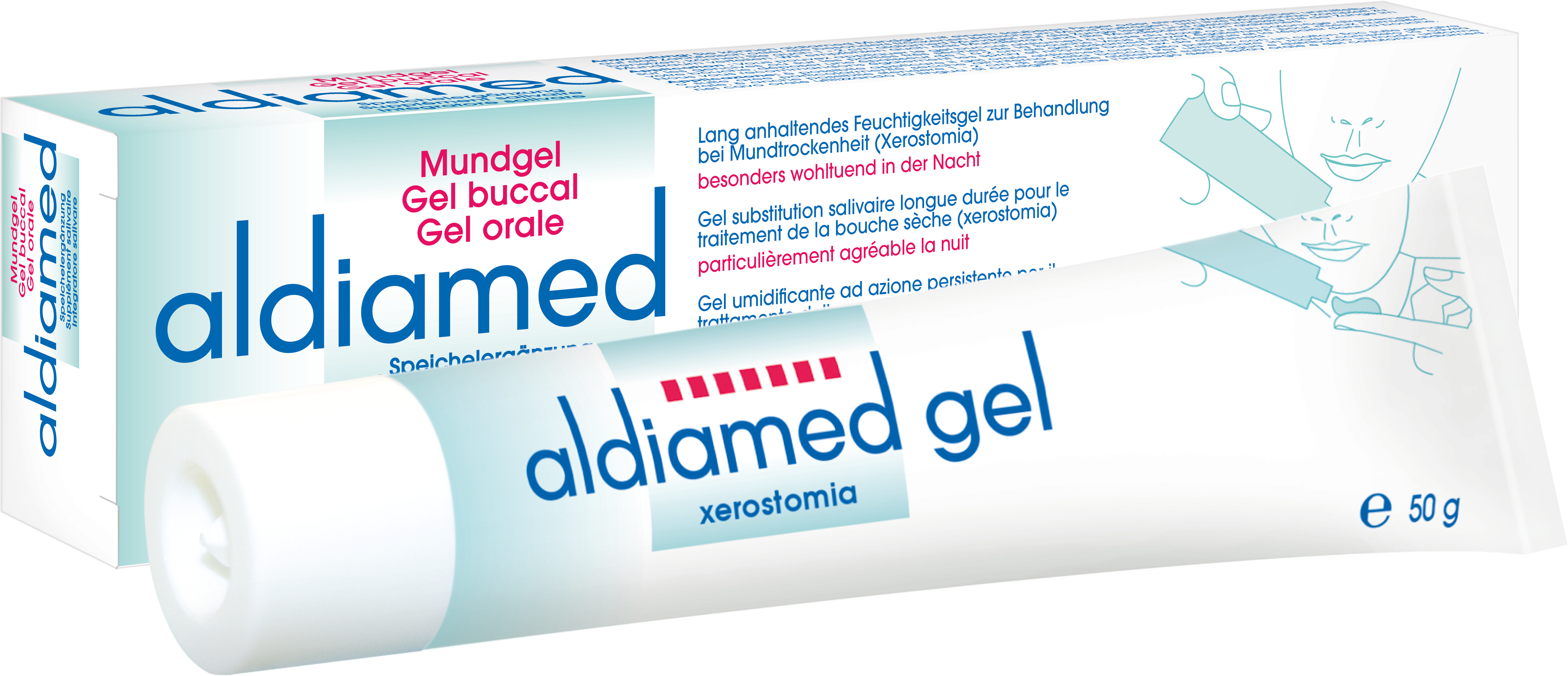 Aldiamed gel per la bocca e integratore salivare 50g