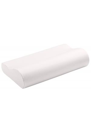 Cuscino per il collo ELSA 50x11cm in cotone bianco