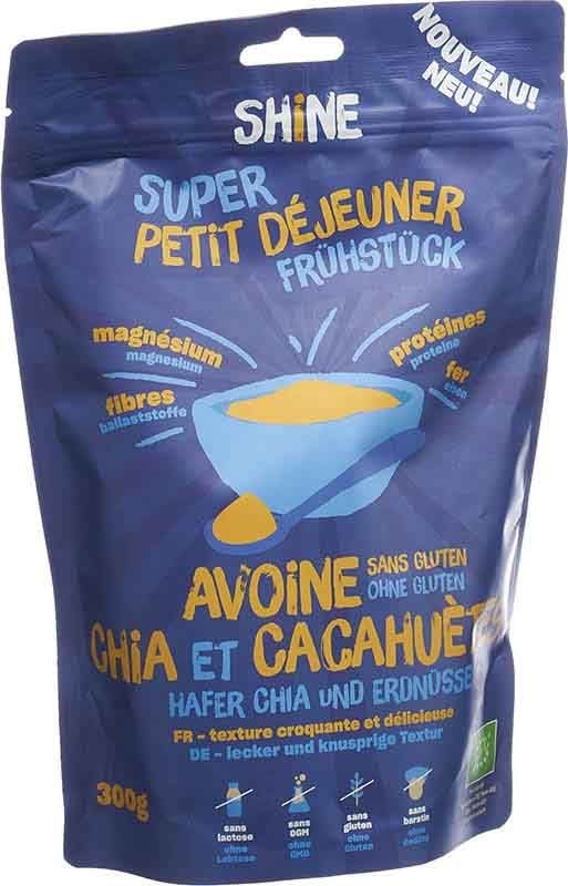 SHINE Avena Colazione Chia e Arachidi 300g