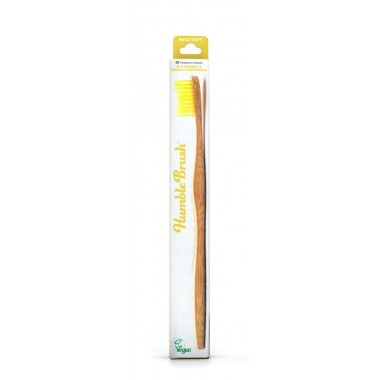 Humble Brush spazzolino per adulti giallo