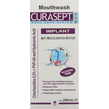 Curasept ADS Implant Mouthwash 0.2 % Fl 200ml