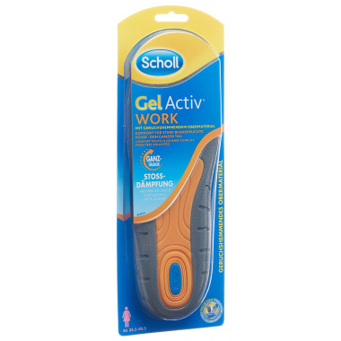 Scholl GelActiv Einlegesohle 35.5-40.5 Work Women 1 Paar