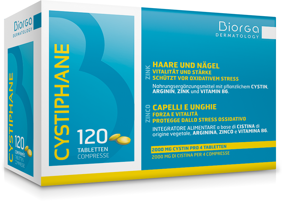 Cistifane capelli e unghie compresse 120 pezzi