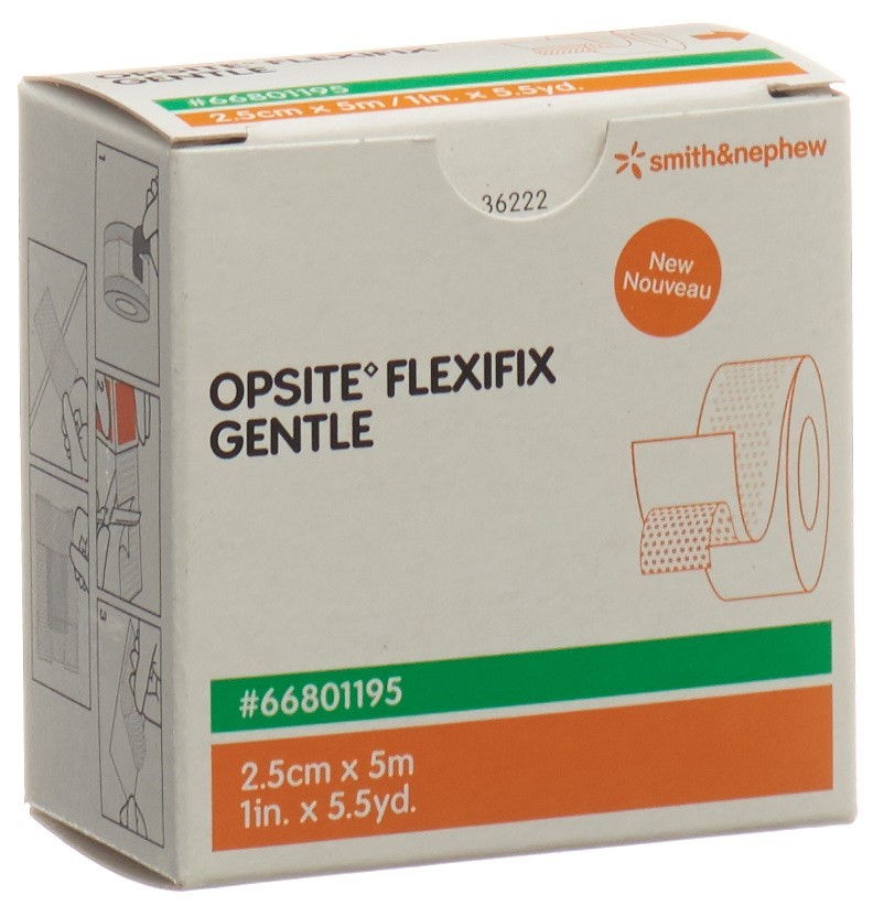 OPSITE FLEXIFIX GENTLE medicazione in film 2,5cmx5m