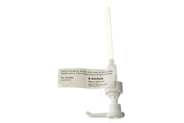 B. Pompa dosatrice BRAUN 500ml (2ml) valvola di non ritorno