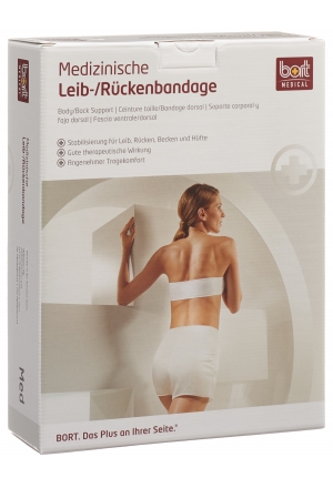 Supporto addominale Bort per donne in gravidanza 105cm -120cm taglia 2 bianco