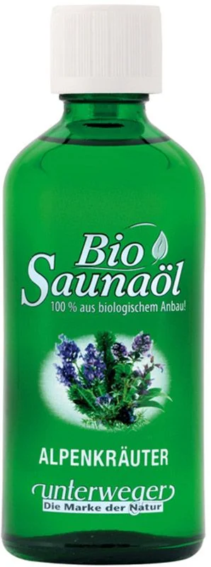 Unterweger Olio biologico per sauna alle erbe alpine 100ml
