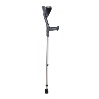 Stampella Supair 130kg alluminio/maniglia rigida nera 1 paio