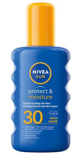 Nivea Sun Protect & Moisture spray solare nutriente SPF 30 200ml