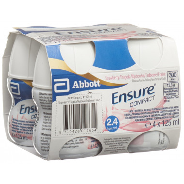 Ensure Compact Fragola 4 x 125 ml