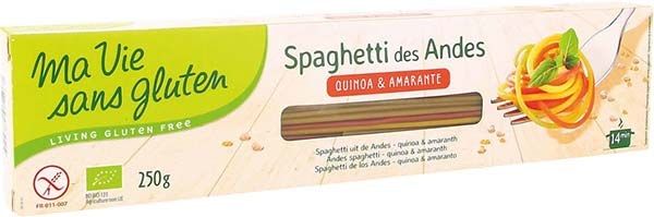MA VIE S GLUT Spaghetti delle Ande tricolore 250g