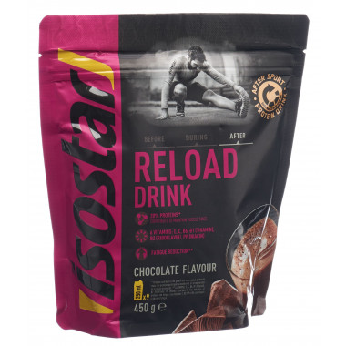 Isostar Reload Drink Plv Chocolate Btl 450 g