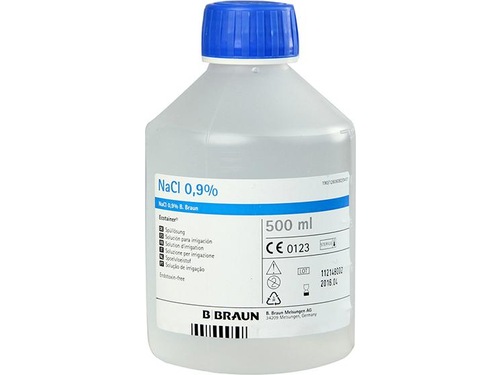 NaCl B. Braun soluzione per irrigazione 0,9 % 500ml West Ecotainer 10 pezzi