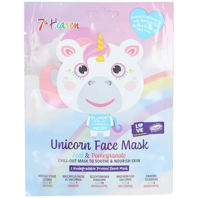 FACE FOOD Maschera viso unicorno Btl