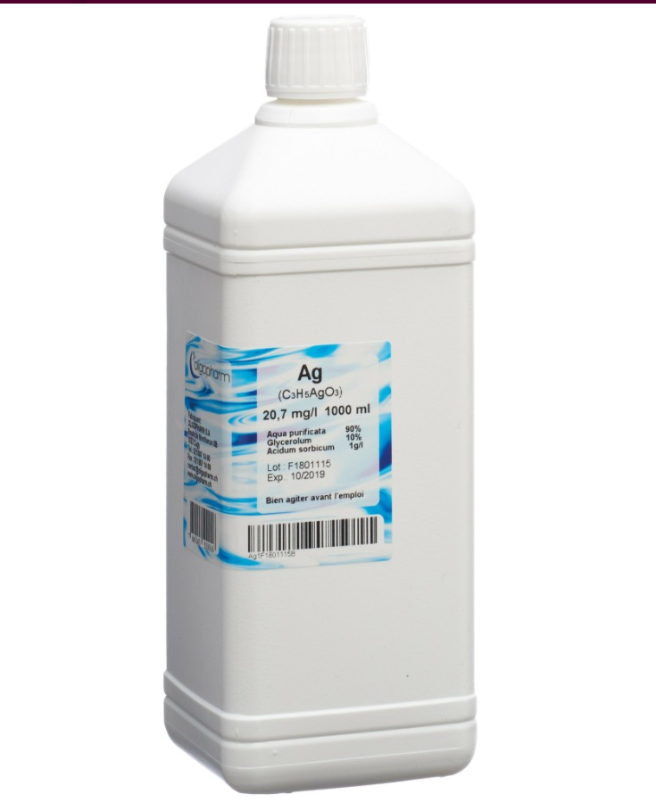 OLIGOPHARM soluzione d'argento 20,7 mg/l 1000ml