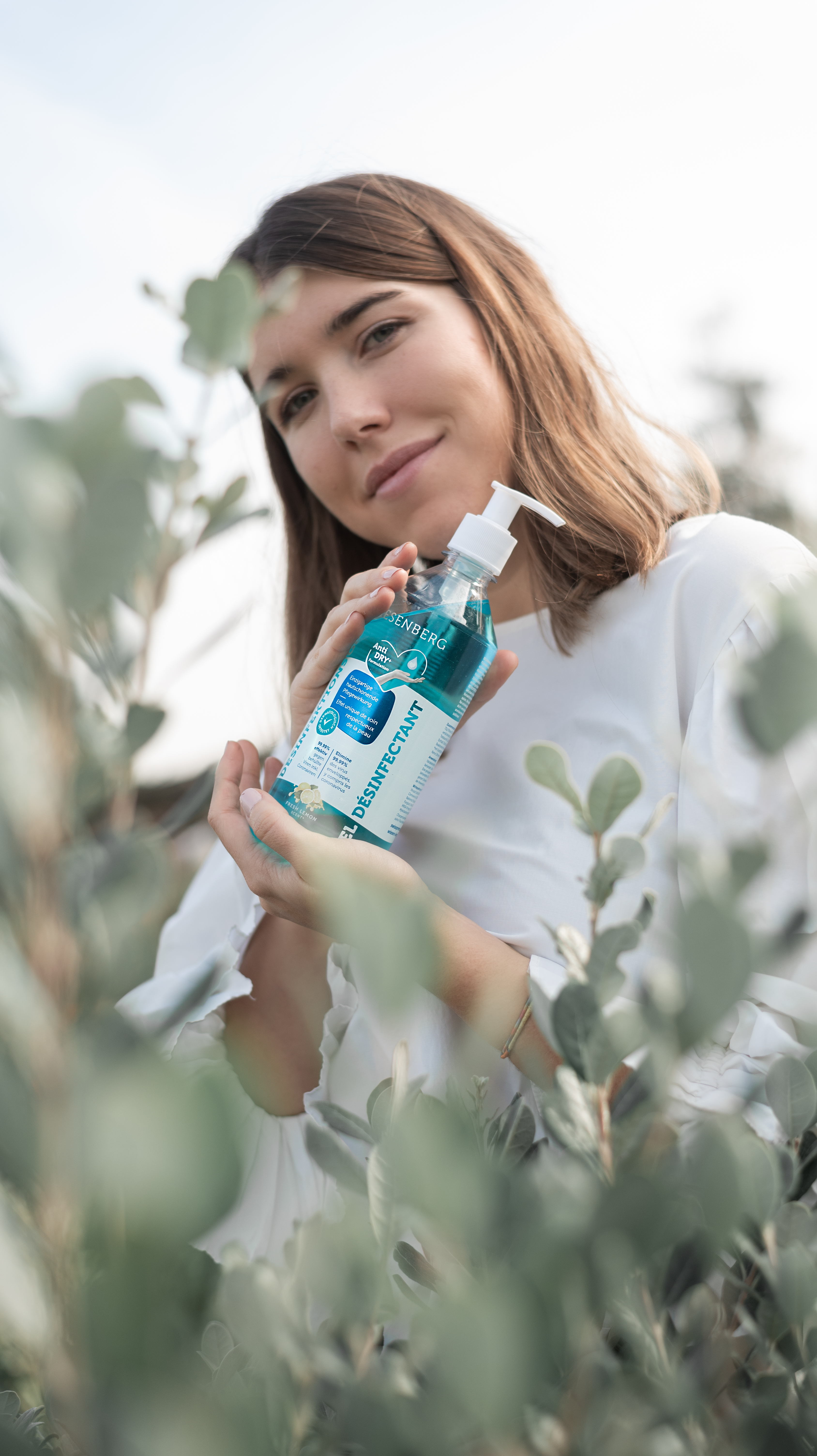 Wiesenberg Gel disinfettante per le mani al limone fresco 500ml
