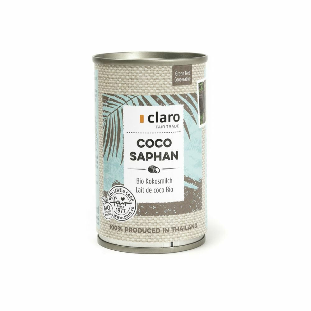 CLARO Coco Saphan Latte di cocco biologico Ds 160ml