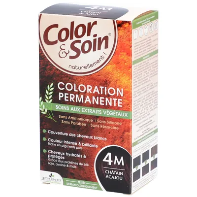 COLOR & SOIN Colorazione 4M chât acajou (n) 135ml