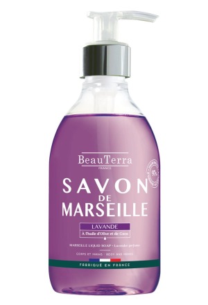 BeauTerra Sapone liquido Marsiglia Lavanda 300ml