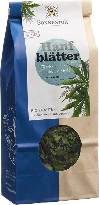 SONNENTOR Tè alle foglie di canapa BIO Btl 40g