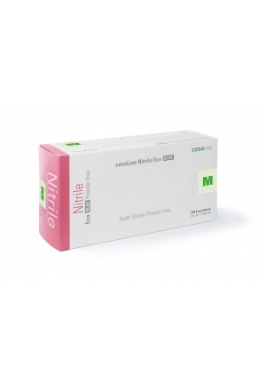 guanti da esplorazione cosaLine M Nitrile Eco blu senza polvere 200 pz.