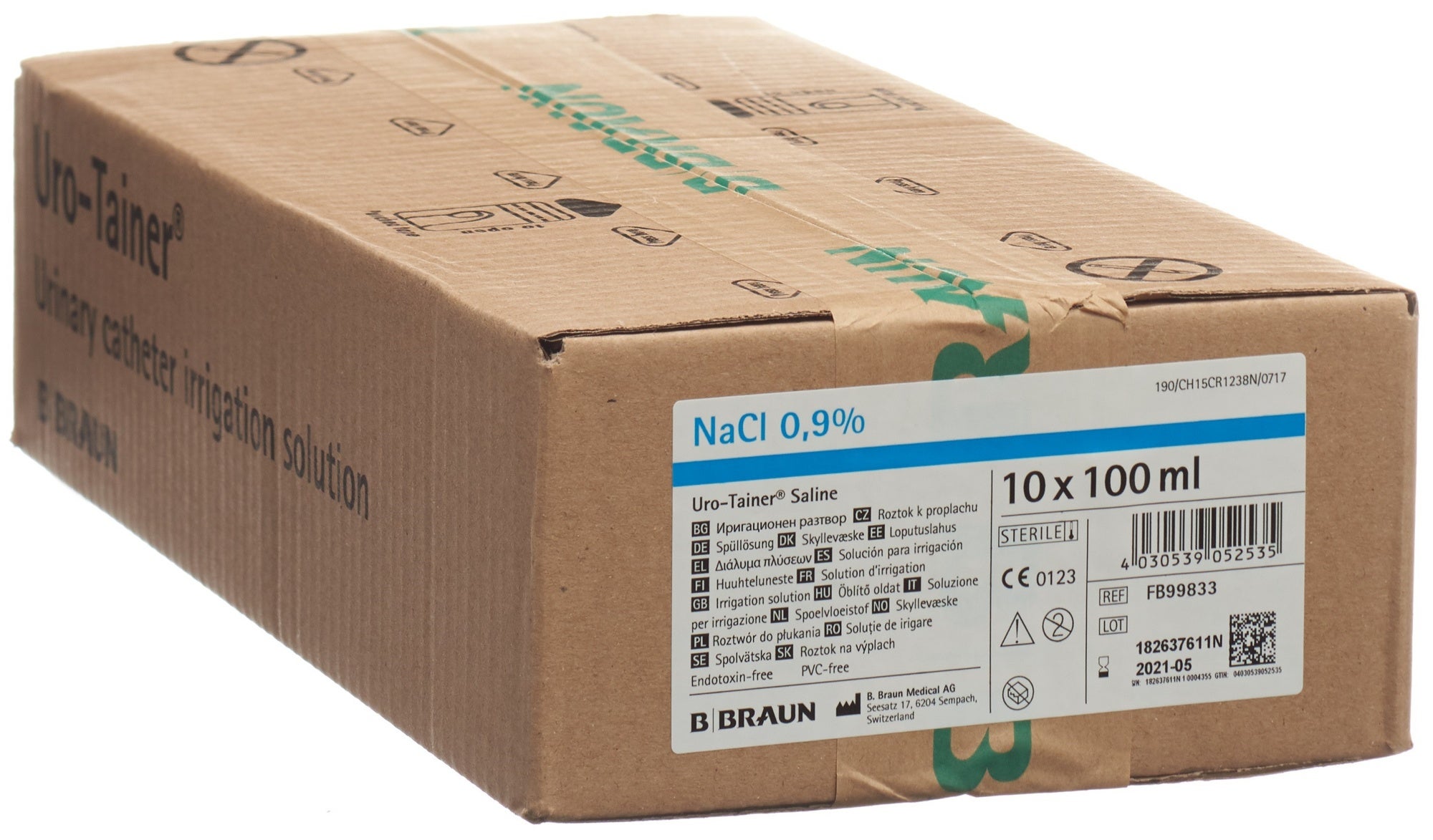 Uro-Tainer NaCl Soluzione di risciacquo 0,9% 10 Btl 100ml