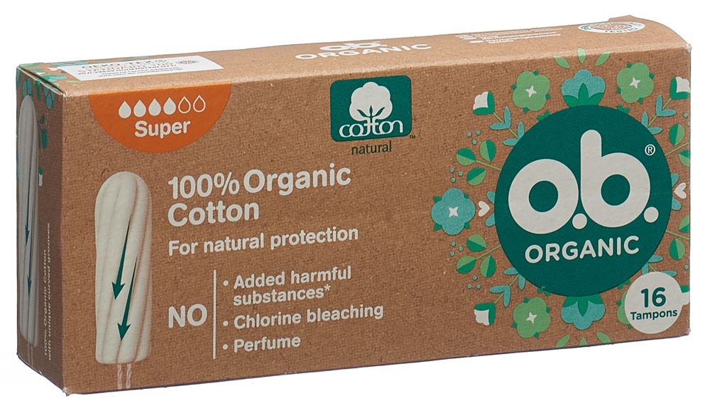 o.b.® Organic Super Box 16 pezzi