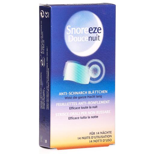 SNOREEZE doucenuit fogli antirussamento 14 pezzi