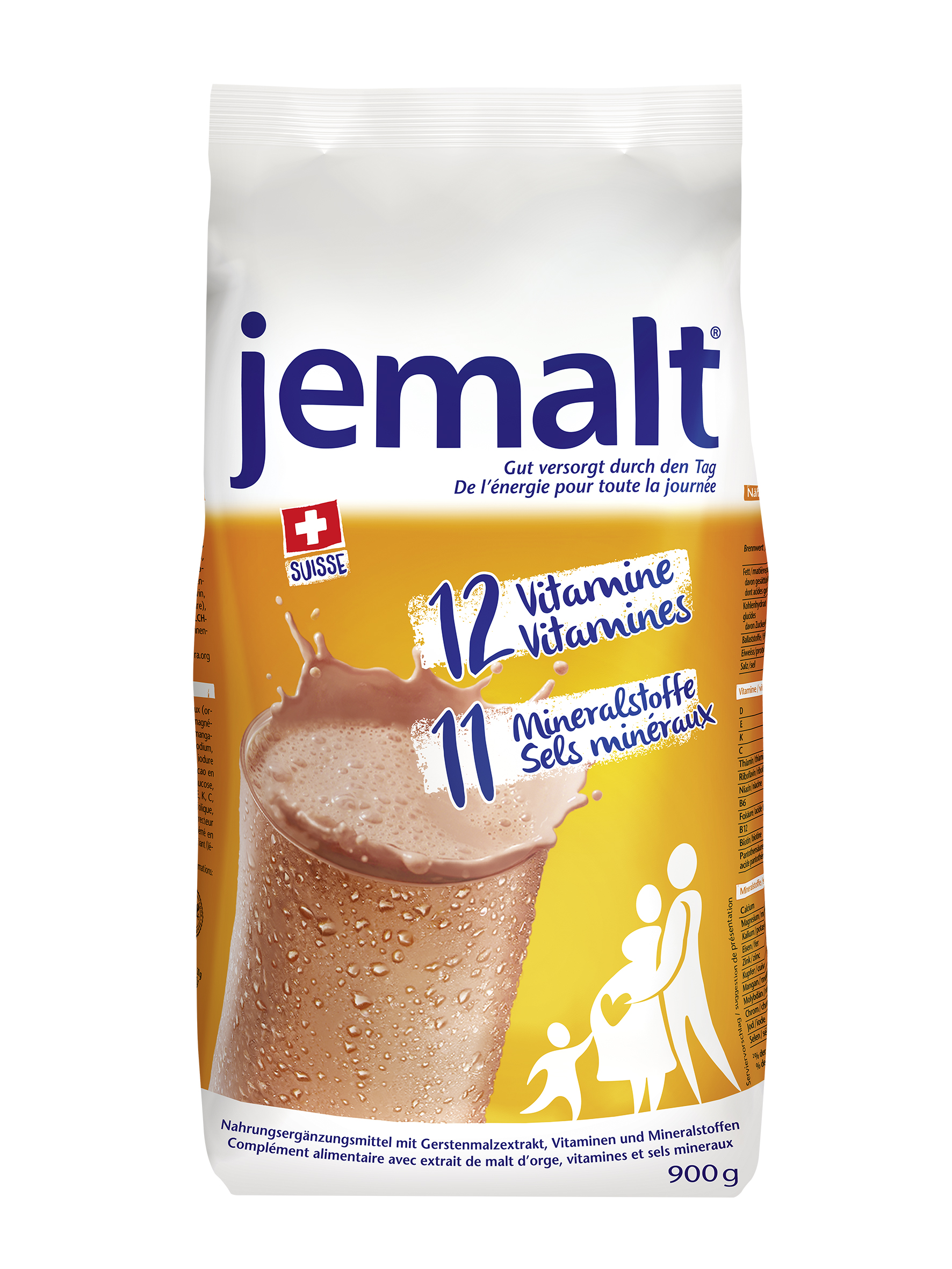 jemalt in polvere confezione di ricarica da 900 g