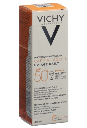 Vichy Capit Sol UV Age Daily SPF50+ tinta li 40ml