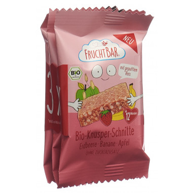 Fruchtbar Fette Croccanti Bio Fragola Banana 3 x 23 g