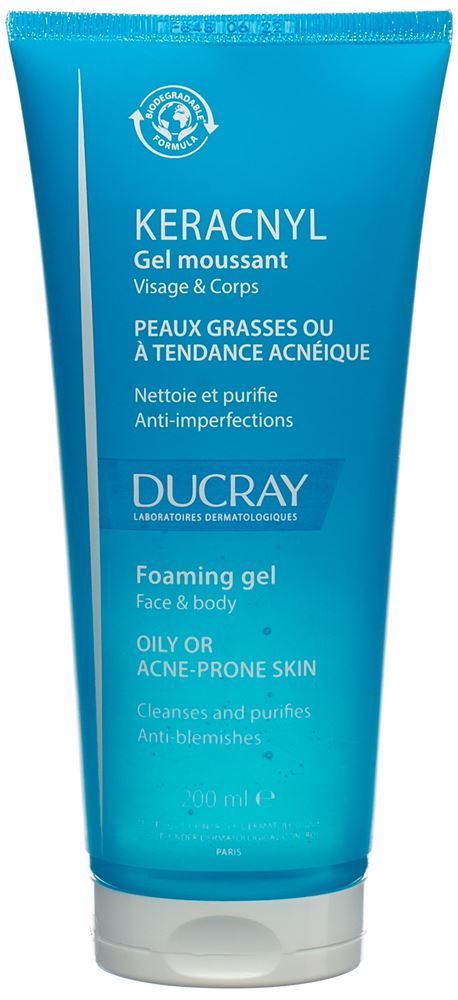 DUCRAY KERACNYL Gel detergente Tb 200ml