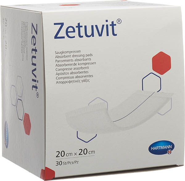 Zetuvit benda assorbente 20x20cm 30 pezzi