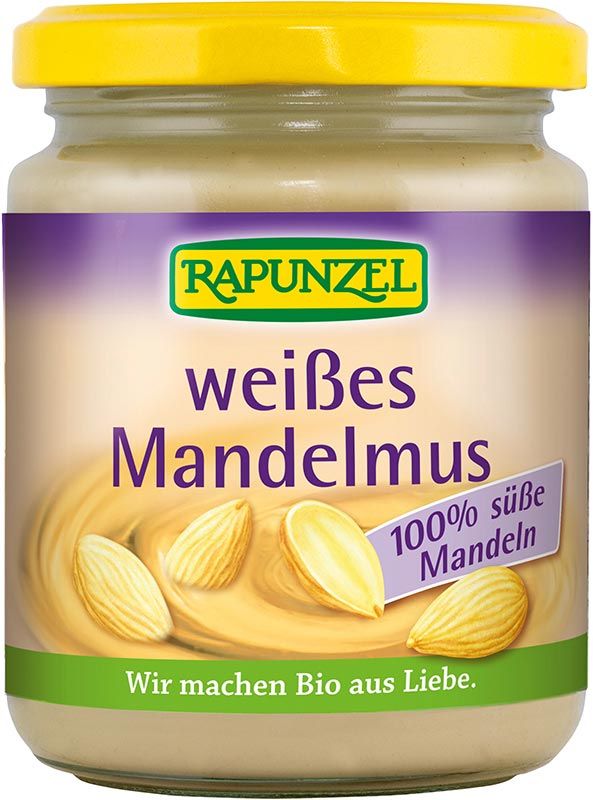 Burro di mandorle Rapunzel bianco biologico 250g