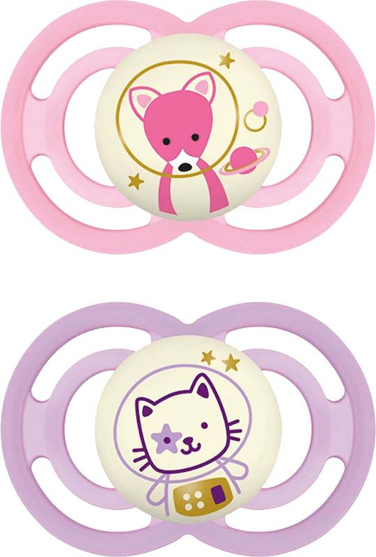 MAM Notte perfetta Nuggi in silicone 6-16 mesi Bambina 2 pezzi