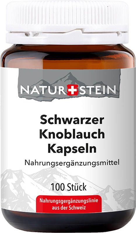 Naturstein Schwarzer Knoblauch Kapseln 100 Stück